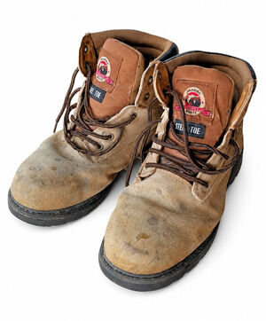 Brahma Men's Steel Toe Waterproof Work Boots Brown Size 10